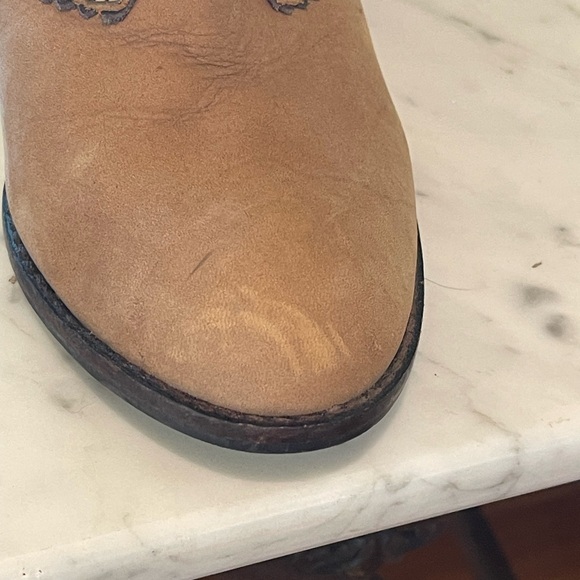 For Bella!!!    Anthropologie Tara Saddle Boots By Farylrobin - Picture 13 of 16